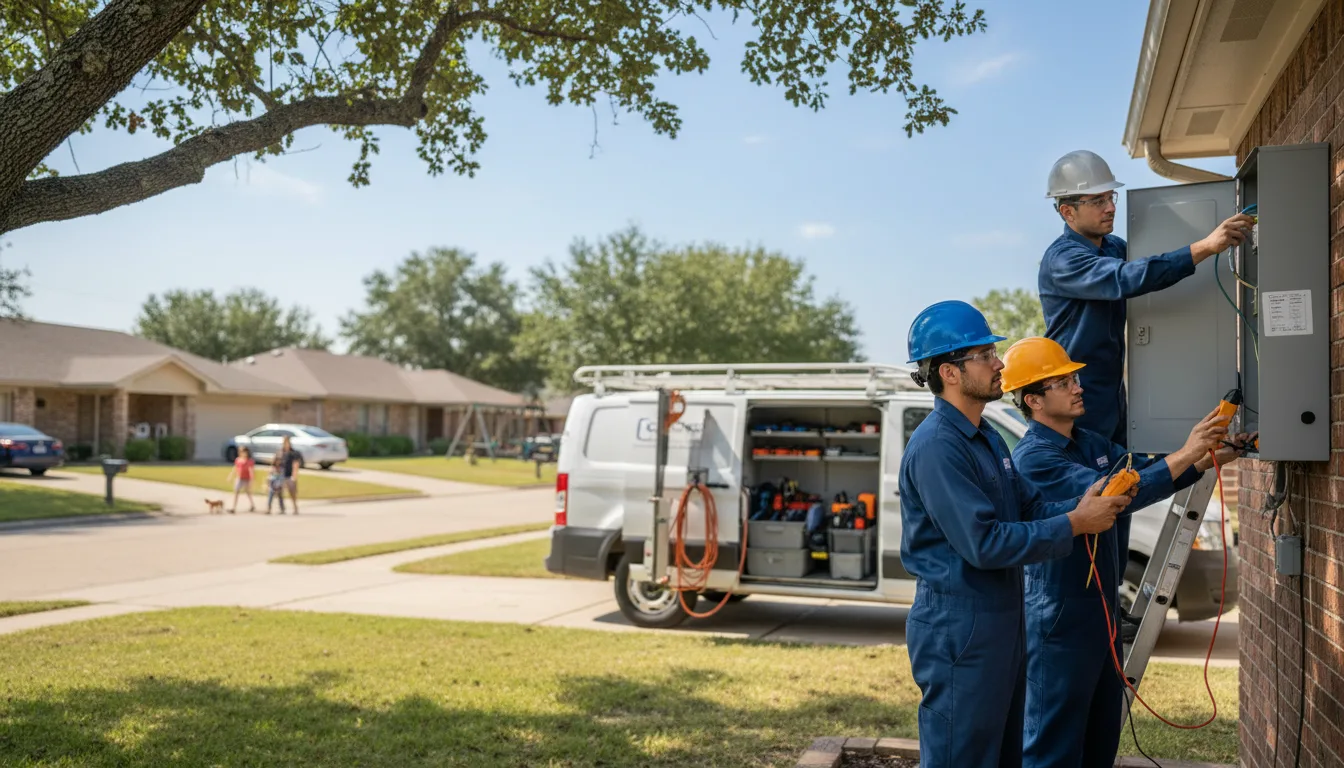 Certified electrician providing emergency electrical services in Tilton, IL